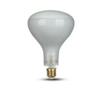 LEDLUX* Lampe Led Filament E27 R125 Réflecteur 8W Dimmable Triac Variateur En Verre 600lm 110 Degrés (Blanc Froid 6500K)