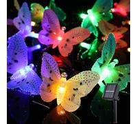 LEDMOMO Guirlande Lumineuse Solaire à LED Multicolore avec, étanche, éclairage extérieur, pour Le Jardin, la terrasse ou la pelouse, éclairage décoratif pour fête