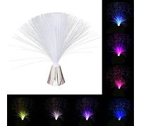 LEDMOMO Lumière de fibre optique changeante de fibre optique de lumière de e actionnée par batterie