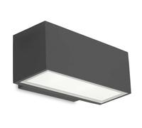 Leds-C4 Afrodita - Extérieur LED Up & Down Applique murale Urban Grey 22cm 1955lm 4000K IP65