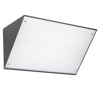LEDS C4 Curie : Applique murale, 28,9 W, lumière blanc chaud, 2941 lm, indice de protection IP65, couleur grise