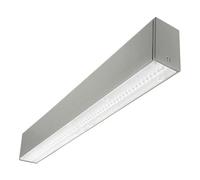 Leds-C4 - Ledsc4 Plafonnier Infinite Led Lens 29w Blanc Neutre - 4000k Cri 80 Gris Ip40 4348lm