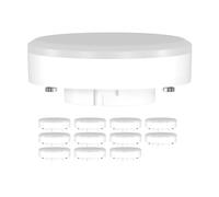 ledscom.de 12x GX53 LED Ampoule, blanc chaud (2700 K), 10,6 W, 1038lm, 115°, mate