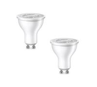 ledscom.de 2 spots LED GU10 0,3 W, très faible intensité, angle étroit de 32°, blanc chaud
