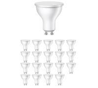 ledscom.de 20x GU10 LED ampoules, PAR16, blanc (4000 K), 7 W, 630lm, 103°, mate