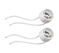 ledscom.de 2x GU10 douille, céramique, blanc, 230V AC, max. 25W