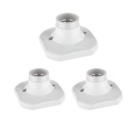 ledscom.de 3 plafonniers/douilles ELEKTRA, blancs, 1x E27 max. 60 W