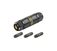 ledscom.de 4x connecteurs de câbles pour l'extérieur, IP68, manchon pour câbles de 5-12mm de diamètre