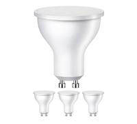 ledscom.de 4x GU10 LED ampoules, PAR16, blanc chaud (2700 K), 5 W, 450lm, 103°, mate