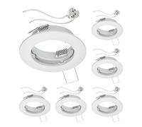 ledscom.de 6x cadre d'encastrement pour plafond FERE cadre d'encastrement blanc mat (LED/halogène/MR16/50mm) in ouille GU5.3