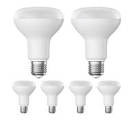 ledscom.de 6x E27 ampoules LED, R80, blanc chaud (2700 K), 10 W, 935lm, mate