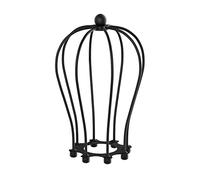 ledscom.de Abat-jour en cage, noir, 115mm Ø