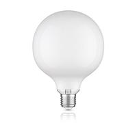 ledscom.de Ampoule LED E27, G125, blanc chaud (2700 K), 4 W, 550lm, verre dépoli extra mat
