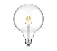 ledscom.de Ampoule LED E27, G125, blanc chaud (2700 K), 7,5 W, 838lm
