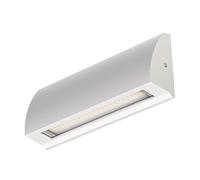 ledscom.de Applique murale LED/éclairage d'escalier SEGIN pour l'extérieur, IP54, plat, downlight mat, carré, 6,2 W, 566lm, blanc chaud