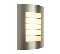 ledscom.de Applique murale ZYNO, pour l'extérieur, IP44, inox, LED E27 incluse efficacité énergétique A, 935lm, blanc chaud