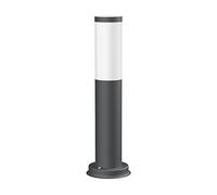 ledscom.de Borne d'éclairage PORU pour l'extérieur, IP44, 39 cm, anthracite, 1x E27 max. 40W