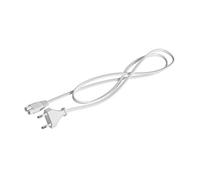 ledscom.de Câble de raccordement de la prise européenne type C au système de connexion de la prise d'appareil C7/C8, 1,5 m, blanc