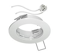 ledscom.de Cadre de montage au plafond FERE, rond, blanc brillant (LED/Halogène/MR16/50mm) in ouille GU5.3