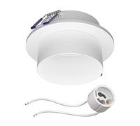 ledscom.de Cadre de montage au plafond KRON, rond, blanc mat (GU10/MR16/GU5,3/50mm) in ouille GU10