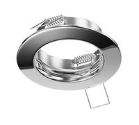 ledscom.de Cadre d'encastrement au plafond FERE, rond, chrome brillant