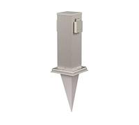 Colonne de prises de jardin Polly avec piquet pour l'extérieur IP44 2-fois