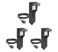 ledscom.de Colonne de Prises de Jardin POXO à 3 Prises avec Piquet, câble de 5 m, IP65, Simple