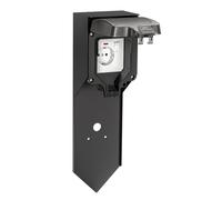 ledscom.de Colonne de Prises de Jardin POXO avec Piquet, pour l'extérieur, IP65, 1 Prise