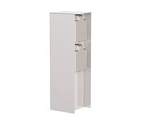 ledscom.de Garten Colonne de Prises POMI pour l'extérieur, IP44, 2X, Acier Inoxydable, INOX, carré, 23 cm