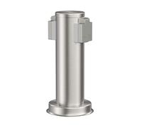 ledscom.de Garten Colonne de Prises PORU pour l'extérieur, IP44, 2X, Acier Inoxydable, INOX, Ronde, 27 cm