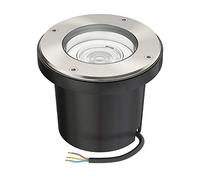ledscom.de Lampe de sol encastrée BOFU pour l'extérieur orientable acier inoxydable rond IP67 150mm Ø incl. lampe LED (blanc, 5,3W, 504lm, 44°)