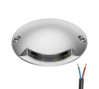 ledscom.de Lampe de sol LED, marquage de chemin RUNDA pour l'extérieur, IP67, aluminium, rond, 70mm Ø, blanc chaud