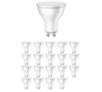 ledscom.de Lot de 20 ampoules LED GU10, PAR16, blanc chaud (2800 K), 0,5 W, 49 lm, 100°, mat
