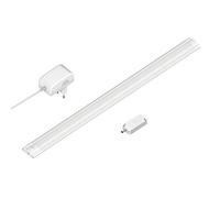 ledscom.de Luminaire d'agencement LED SIRIS blanc mat avec bloc d'alimentation et variateur tactile, plat, 50cm, 655lm, blanc