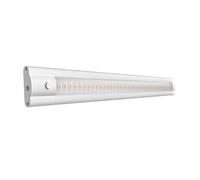 ledscom.de Luminaire d'agencement LED SIRIS blanc mat, blanc chaud, 2700 K, plat, 30 cm, 368 lm, 4 W, 24V DC, interrupteur, système enfichable ATOM, IP20, bloc d'alimentation nécessaire (non