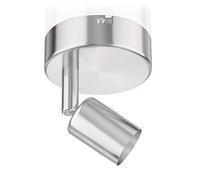 ledscom.de Plafonnier/Applique LUNARA, inox mat, 1x GU10 max. 25W