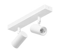 ledscom.de Plafonnier FARE, 2 flammes, blanc mat, 2x E27 max. 60W