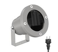 ledscom.de Projecteur de jardin DUK pour l'extérieur, IP65, prise, gris, 1x GU10 max. 15W