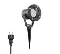 ledscom.de Projecteur de jardin Piquet de terre MIBU pour l'extérieur, acier inoxydable noir Lampe LED GU10 gradable sur 3 niveaux blanc W 609lm
