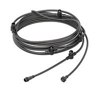 ledscom.de Répartiteur 6-Fois pour système enfichable Nemo (IP44), 5,1 m, Noir