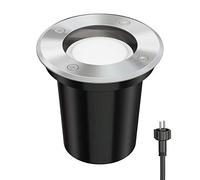 ledscom.de Spot encastré dans le sol BOJA pour l'extérieur inox rond IP67 108mm Ø in U5.3 LED (blanc chaud, 4,99W, 430lm, 100°)