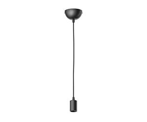 ledscom.de Suspension/lampe à suspendre DORI, noir mat, 1x E27 max. 60W