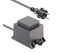 ledscom.de Transformateur/alimentation pour LED 40W pour système enfichable NEMO, fiche, 12V AC, noir, IP68