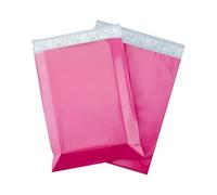 LEDSone Lot de 50 grands sacs postaux solides Rose 35 x 45 cm [Utilisation dans les colis, la livraison, l'expédition, le courrier, l'emballage]