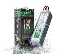 LEDSone Transformateur 10 W, 15 W, 20 W LED strip module de pilote alimentation 12 V Éclairage extérieur IP67 étanche AC 90-265 V Transformateur Stock - 10 Watts