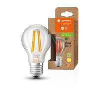 LEDVANCE Ampoule à économie d'énergie, ampoule à filament, E27, blanc chaud (3000K), 7,2 watts, remplace une ampoule de 100W, très efficace et économe en énergie, pack de 1