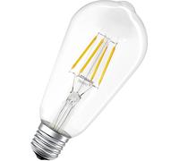 LEDVANCE Ampoule LED E27 blanc chaud 2700 K 6 W (ex 60 W Ampoule SMART+ Filament Edison - Lampes LED socle E27