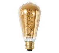LEDVANCE Ampoule LED SMART+ WIFI, teinte dorée, 8W, 650lm, forme Edison 64mm de