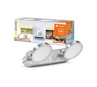 LEDVANCE Applique de salle de bain SUN@HOME 300mm IP44, 14W, 1040lm, lumière blanche réglable (2200K à 5000K), réglable en continu, dimmable, adapte automatiquement la lumière au biorythme, chrome