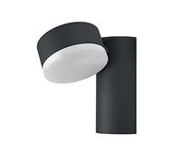 LEDVANCE Applique et Plafonnier LED, éclairage pour applications extérieures, blanc chaud, 135,0 mm x 90,0 mm x 140,0 mm, Endura Style Spot Round Noir
